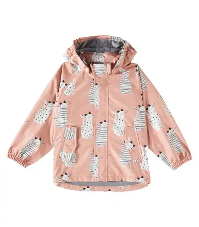 Liewood Kids' Pedia Printed Raincoat In Pink