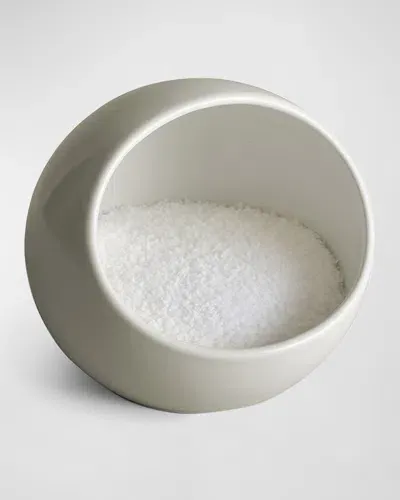 Lifetime Brands Open Salt Cellar In White