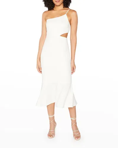 Likely Fina Midi Cocktail Dress In White