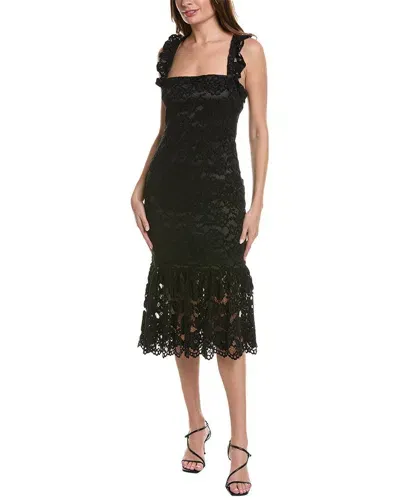 Likely Hara Lace Midi Dress In Black