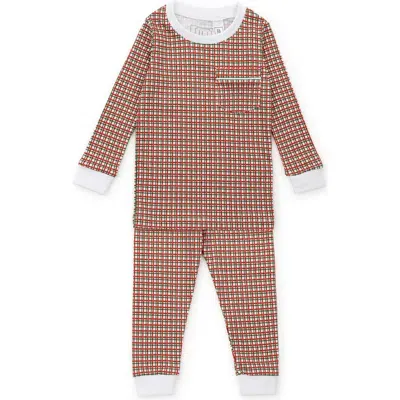 Lila And Hayes Kids'  In Holiday Plaid