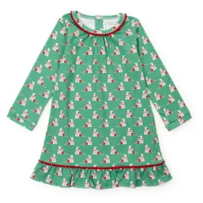 Lila And Hayes Kids'  Carlin Girls' Dress In Santa's Helper