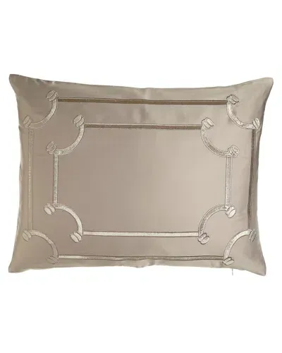 Lili Alessandra King Vendome Sham In Taupe