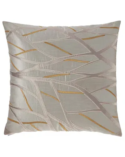 Lili Alessandra Tao Square Pillow In Pewter