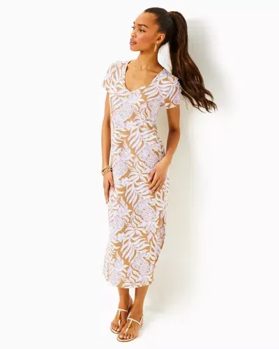 Lilly Pulitzer Etta Maxi Dress In Rattan Bon Vivants