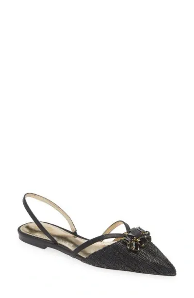 Lilly Pulitzer Remi Slingback Shoe In Noir