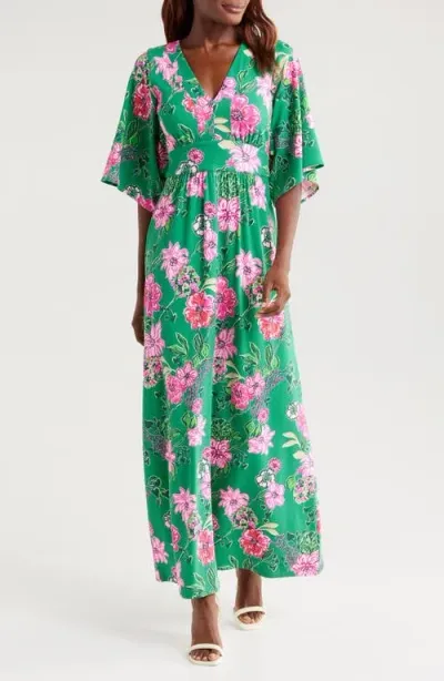 Lilly Pulitzer ® Roselle Maxi Dress In Green Multi