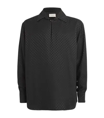 Limitato Micro Jacquard Shirt In Black