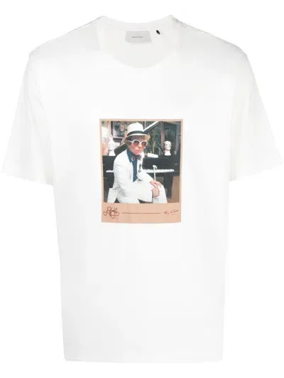 Limitato Photograph-print Cotton T-shirt In White