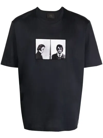 Limitato Photograph-print T-shirt In Schwarz