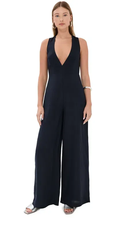 Lioness Je T'aime Jumpsuit Navy In 네이비