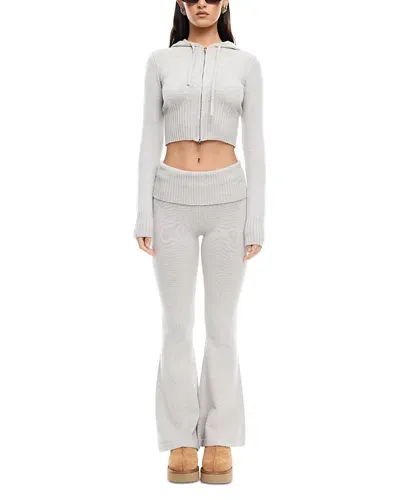 Lioness Muse Knit Pants In Cloud