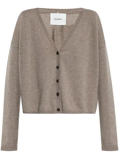 Lisa Yang Abby Cardigan In Neutrals