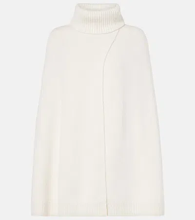 Lisa Yang Annie Cashmere Poncho In White