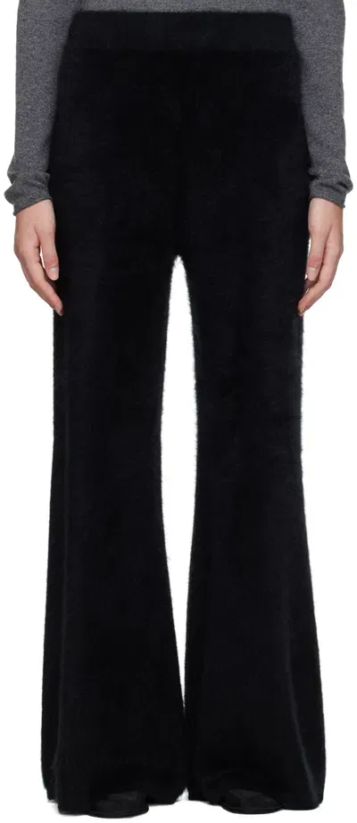 Lisa Yang Black Ellery Lounge Pants In Bk Black Brushed