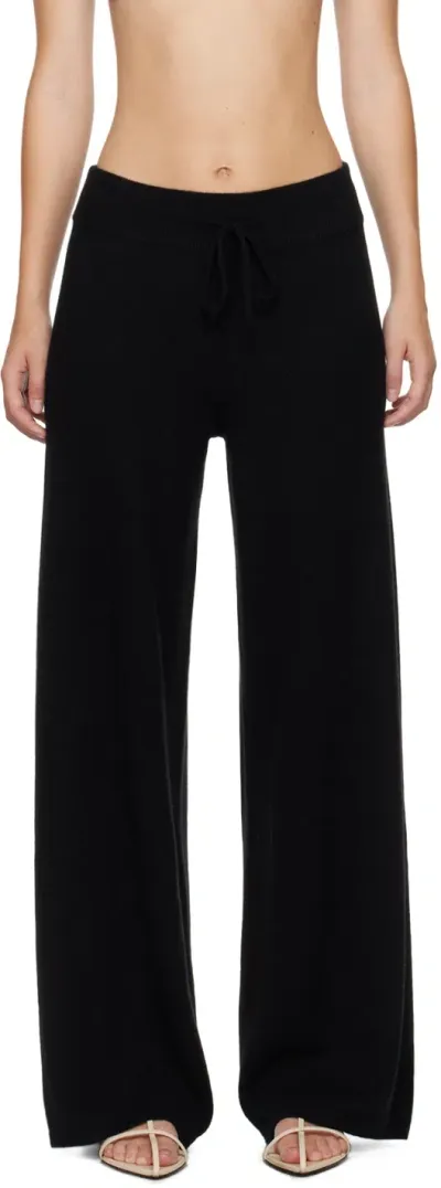 Lisa Yang Black Sofi Lounge Pants In Bl Black