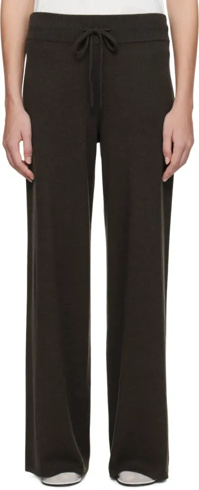 Lisa Yang Brown Sofi Lounge Pants In Wo Wood