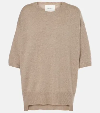 Lisa Yang Camille Cashmere Sweater In Beige