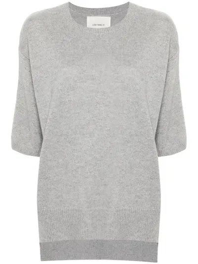 Lisa Yang Camille Sweater In Grey