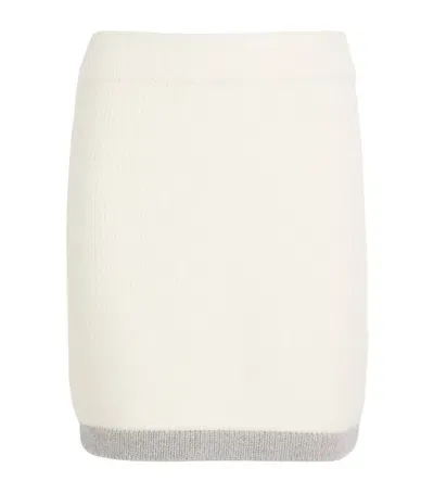 Lisa Yang Cashmere-blend Li Mini Skirt In Grey