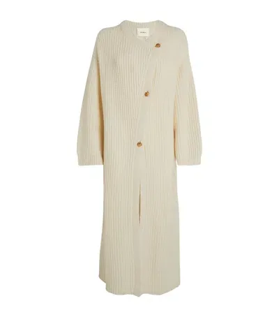 Lisa Yang Cashmere Elodie Long Cardigan In Ivory