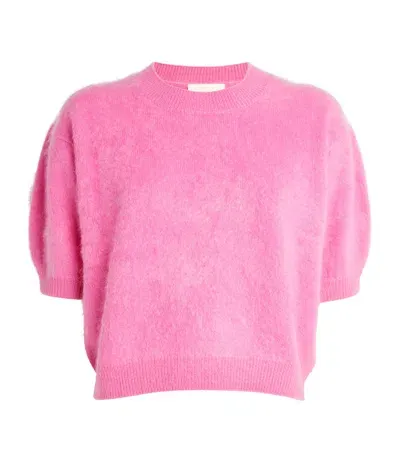 Lisa Yang Cashmere Juniper T-shirt In Pink