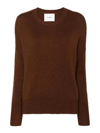 Lisa Yang Crewneck Sweater In Brown