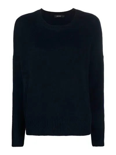 Lisa Yang Crewneck Sweater In Dark Blue