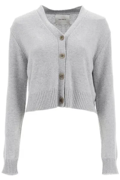 Lisa Yang 'cropped Cashmere Cardigan ' In Grey