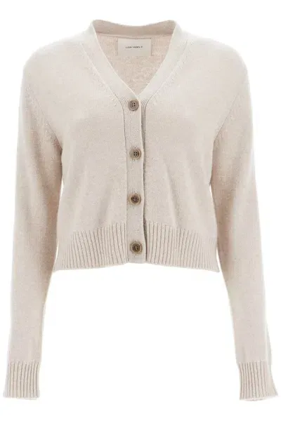 Lisa Yang 'cropped Cashmere Cardigan ' In Neutro