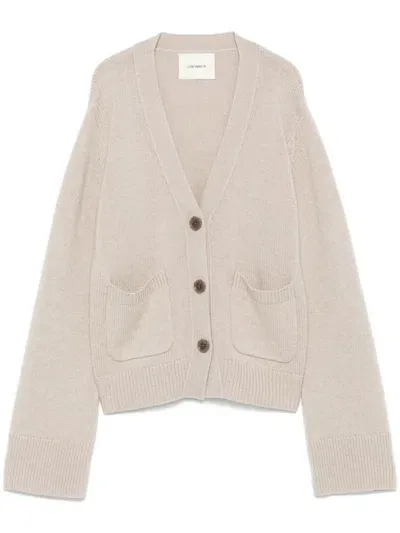 Lisa Yang Danni Cashmere Cardigan In Beige