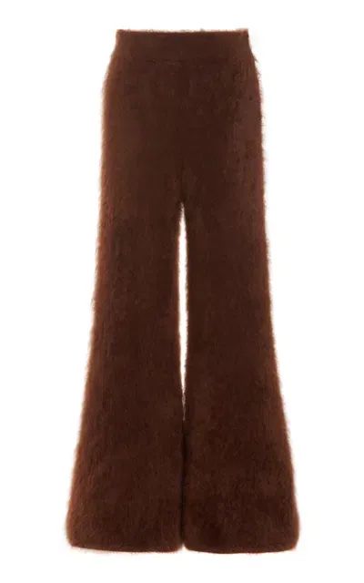 Lisa Yang Ellery Cashmere Flared Pants In Brown