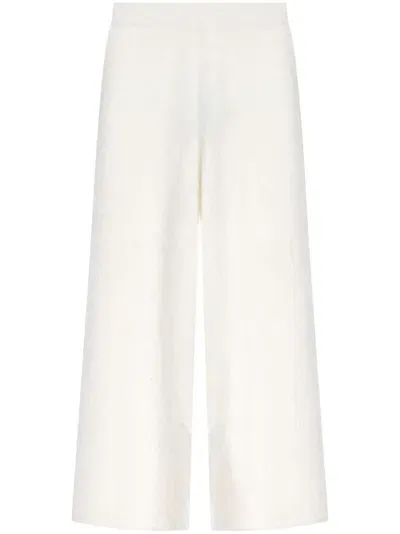 Lisa Yang Marlo Side-slit Cashmere Trousers In White