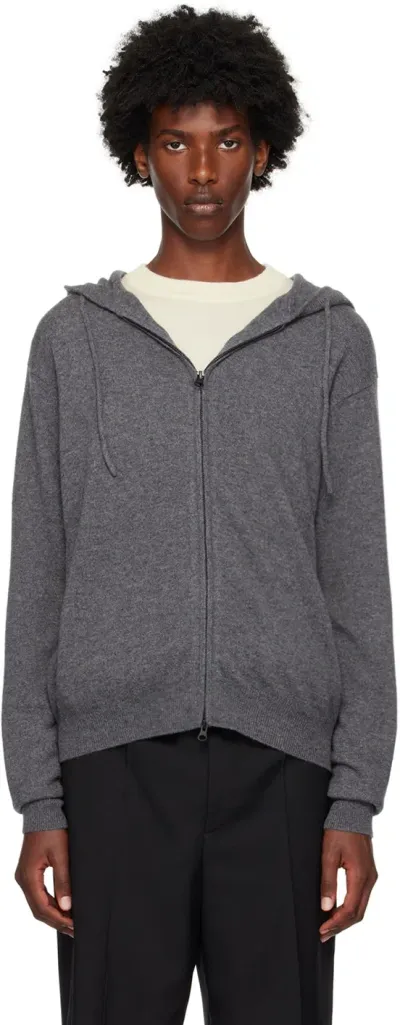 Lisa Yang Gray Emerson Hoodie In Gr Graphite