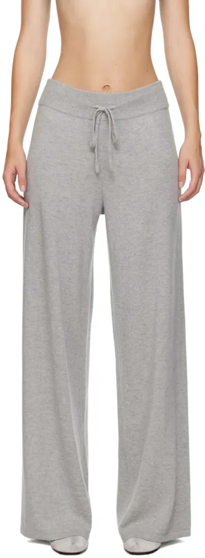 Lisa Yang Gray Sofi Lounge Pants In Do Dove Grey