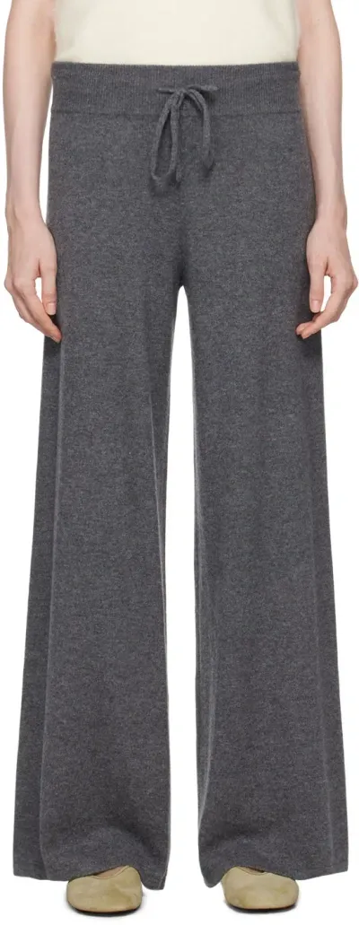 Lisa Yang Gray Sofi Lounge Pants In Gr Graphite