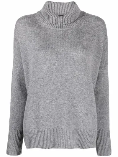 Lisa Yang Heidi Cashmere Turtle-neck Jumper In Gray