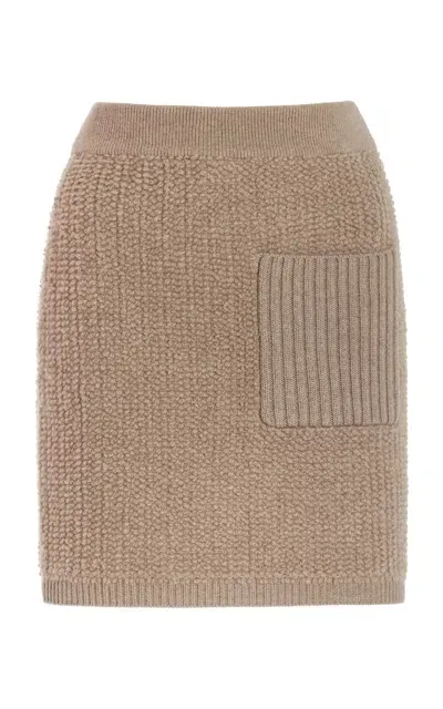 Lisa Yang Imogen Cashmere Mini Skirt In Neutral