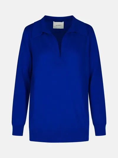 Lisa Yang 'josephine' Blue Cashmere Sweater