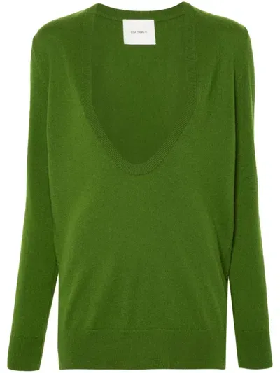 Lisa Yang Josie Sweater In Green