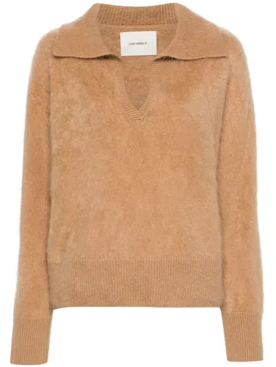 Lisa Yang Kerry Sweater In Savannah Brushed