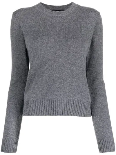 Lisa Yang Mable Cashmere Crewneck Sweater In Gray