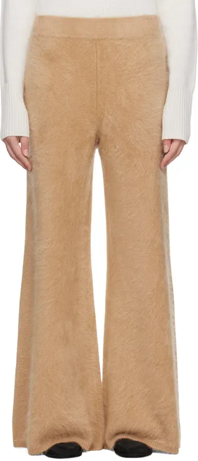 Lisa Yang Tan Ellery Lounge Pants In Vz Savannah Brushed