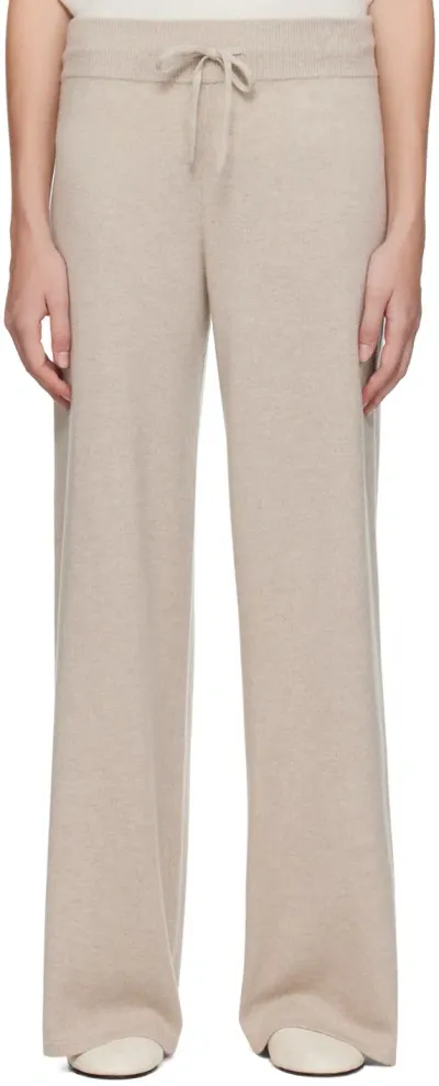 Lisa Yang Taupe Sofi Lounge Pants In Sa Sand