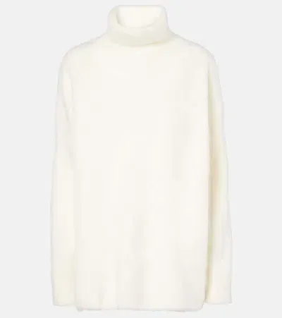 Lisa Yang Teresa Cashmere Turtleneck Sweater In White