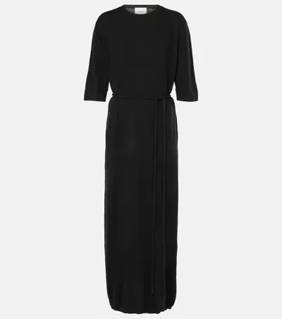 Lisa Yang Tilde Cashmere Maxi Dress In Black