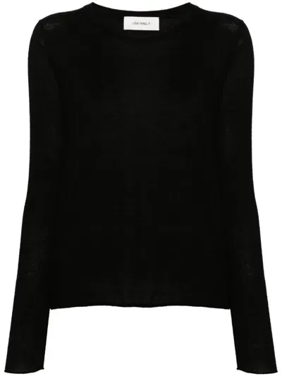 Lisa Yang Ribbed-knit Cashmere Jumper In Black