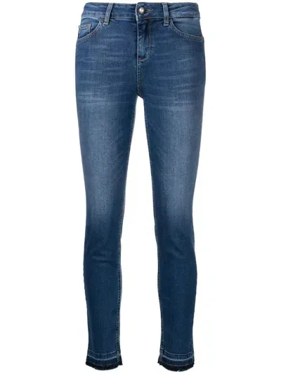 Liu •jo Skinny-bootcut-jeans In Blue