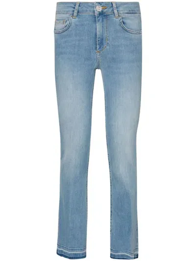 Liu •jo Bottom Up Bootcut Jeans In Blue