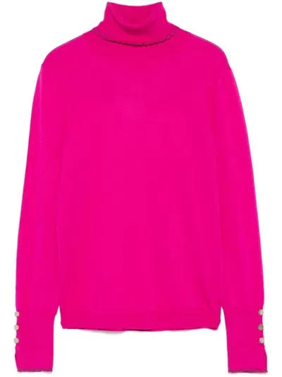 Liu •jo Chiusa Sweater In Pink